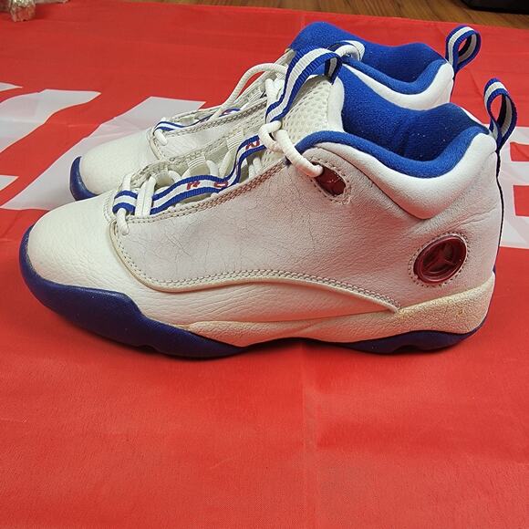 Jordan Jumpman Pro Quick 'White Sport Royal' (GS) Sz 4Y 308294-141 - Picture 1 of 12